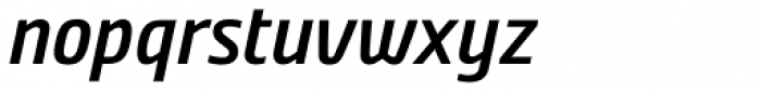 Nordic Narrow Pro SemiBold Italic Font LOWERCASE