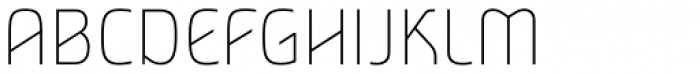 Nordic Narrow Pro Thin Font UPPERCASE