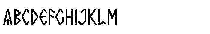 Nordic Omen Font UPPERCASE