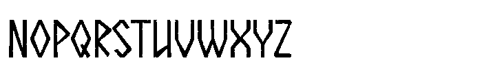 Nordic Omen Font UPPERCASE