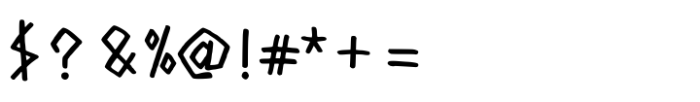 Nordic Punk Font OTHER CHARS