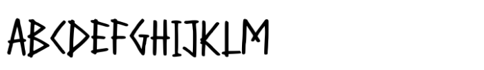 Nordic Punk Font UPPERCASE