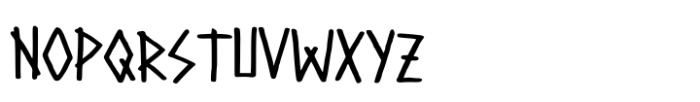 Nordic Punk Font UPPERCASE