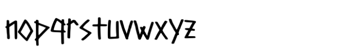 Nordic Punk Font LOWERCASE