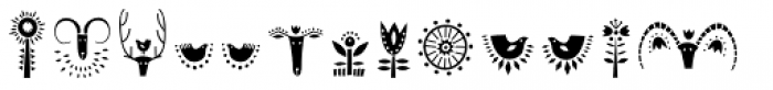 Nordic Tale Symbol Font UPPERCASE