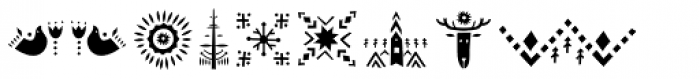 Nordic Tale Symbol Font UPPERCASE