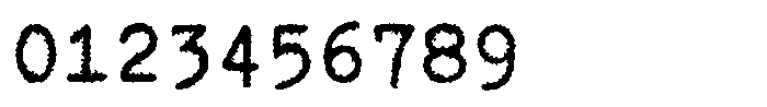 Nordic Typewriter Font OTHER CHARS