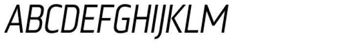 Nordikka Light Italic Font UPPERCASE