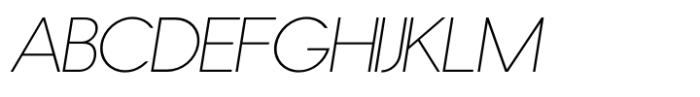 Nordique Pro Light Italic Font UPPERCASE
