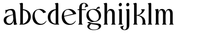 Nordlig Regular Font LOWERCASE