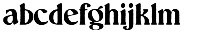 Nordlig Rough Bold Font LOWERCASE