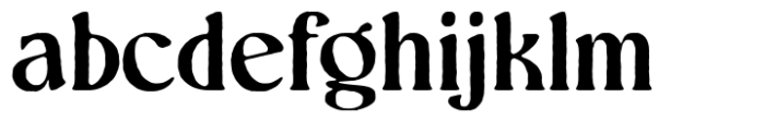 Nordlig Rough Semi Bold Font LOWERCASE