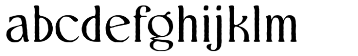 Nordlig Rough Font LOWERCASE