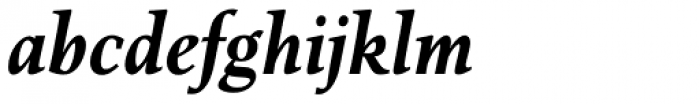 Nordling BQ Bold Italic Font LOWERCASE