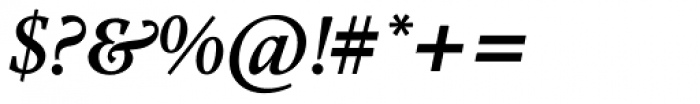 Nordling BQ Medium Italic Font OTHER CHARS