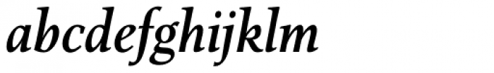 Nordling BQ Medium Italic Font LOWERCASE