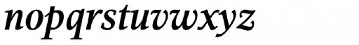Nordling BQ Medium Italic Font LOWERCASE