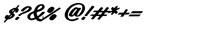 Nordminne Script Bold Font OTHER CHARS