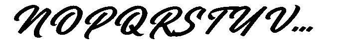 Nordminne Script Bold Font UPPERCASE