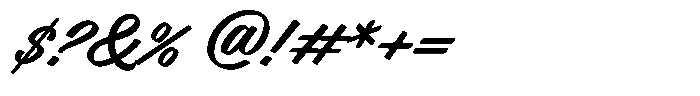 Nordminne Script Regular Font OTHER CHARS
