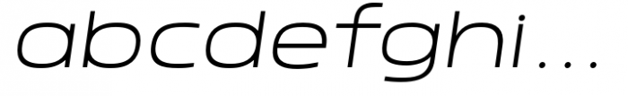 Nordt ExtraLight Italic Font LOWERCASE