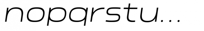 Nordt ExtraLight Italic Font LOWERCASE