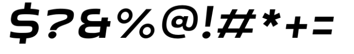 Nordt SemiLight Italic Font OTHER CHARS
