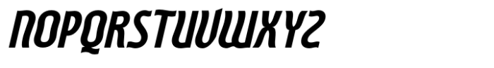 Nordwaves Slant Font UPPERCASE