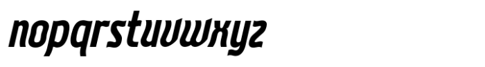 Nordwaves Slant Font LOWERCASE