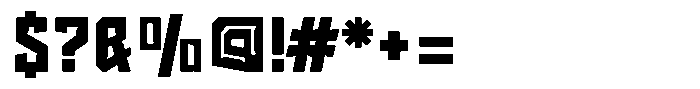 Norezo Bold Font OTHER CHARS