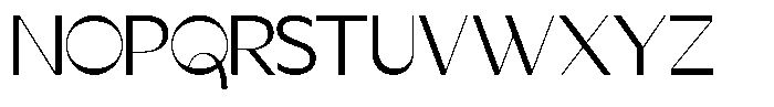 Noriene Font UPPERCASE