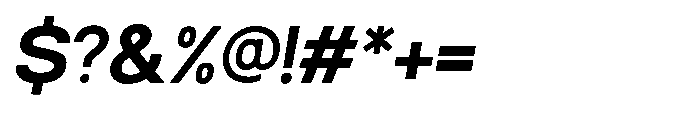Norik Nue Bold-Italic Font OTHER CHARS
