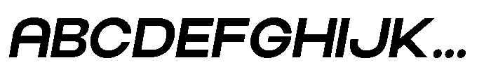 Norik Nue Bold-Italic Font UPPERCASE