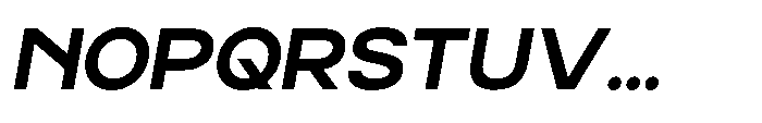 Norik Nue Bold-Italic Font UPPERCASE