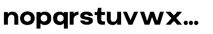 Norik Nue Extra Bold Font LOWERCASE