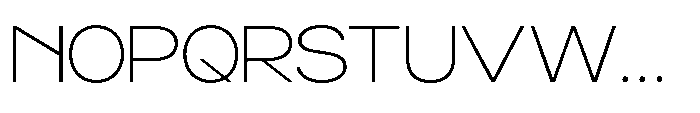 Norik Nue Extra Light Font UPPERCASE