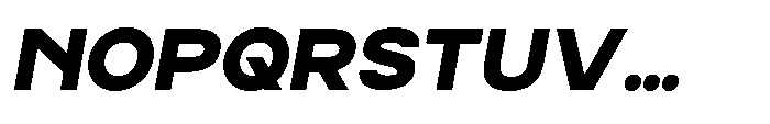 Norik Nue Heavy-Italic Font UPPERCASE