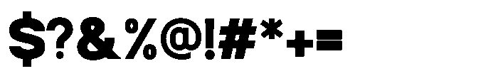 Norik Nue Heavy Font OTHER CHARS
