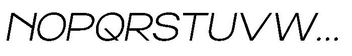 Norik Nue Light-Italic Font UPPERCASE