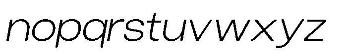Norik Nue Light-Italic Font LOWERCASE
