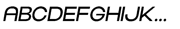 Norik Nue Medium-Italic Font UPPERCASE