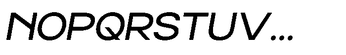 Norik Nue Medium-Italic Font UPPERCASE