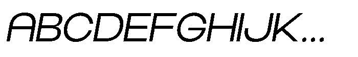Norik Nue Regular-Italic Font UPPERCASE
