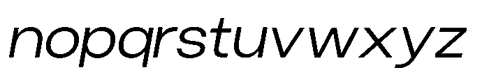 Norik Nue Regular-Italic Font LOWERCASE