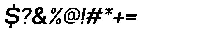 Norik Nue Semi Bold-Italic Font OTHER CHARS