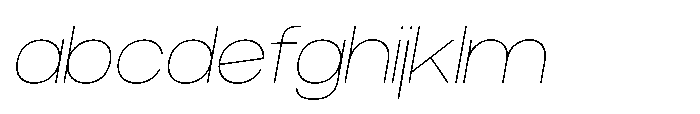 Norik Nue Thin-Italic FONT
