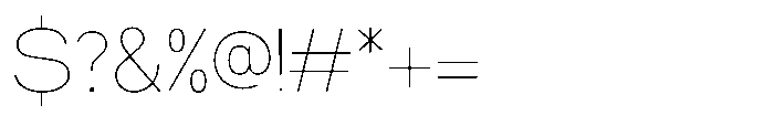 Norik Nue Thin Font OTHER CHARS