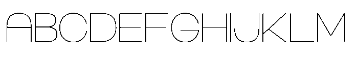 Norik Nue Thin Font UPPERCASE