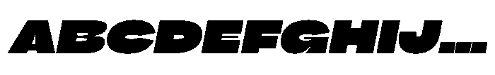 Nority Slanted Font UPPERCASE
