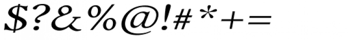 Norlik Oblique Expanded Font OTHER CHARS